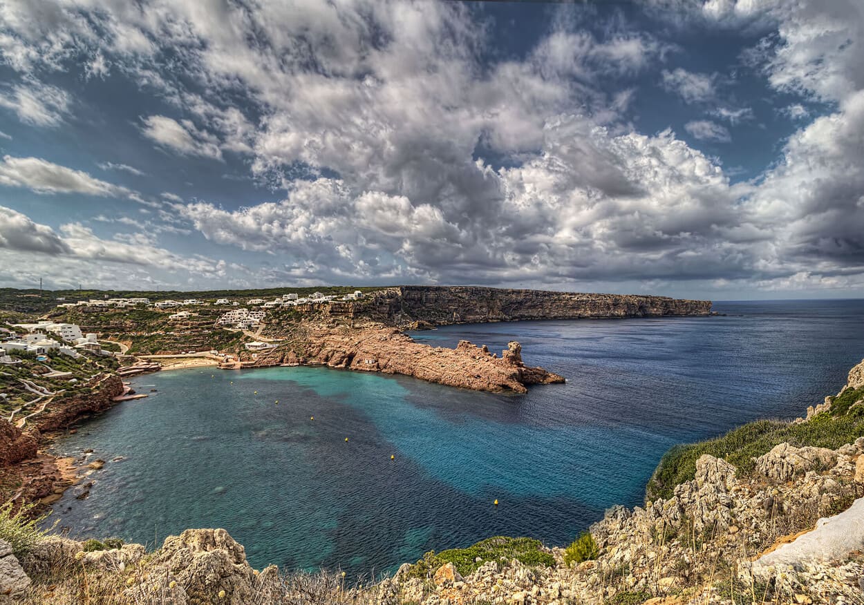 Imagen Cala Morell en Menorca